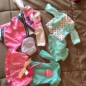 American Girl Doll Clothes Lot (off brand)